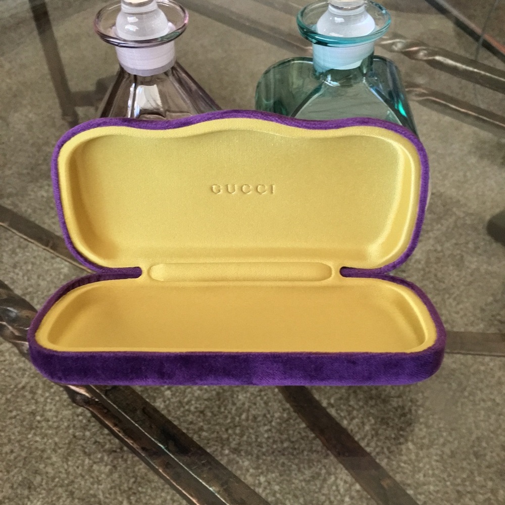 Gucci Velvet Hard Sunglass Case